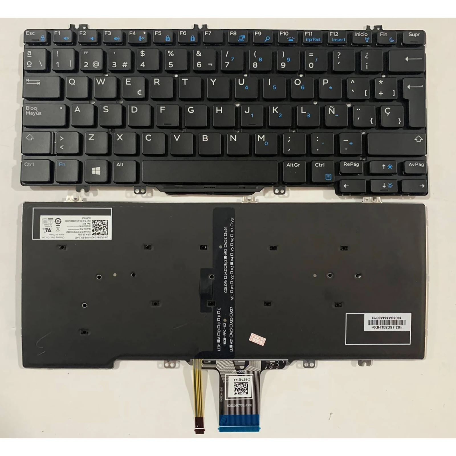 SP UK US for Dell Latitude 7290 5288 5200 5300 5289 7200 7300 7280 5310 3300 3301 E5280 E7320 E7380 E7220 P27S P28S Keyboard
SP UK US for Dell Latitude 7290 5288 5200 5300 5289 7200 7300 7280 5310 3300 3301 E5280 E7320 E7380 E7220 P27S P28S Keyboard