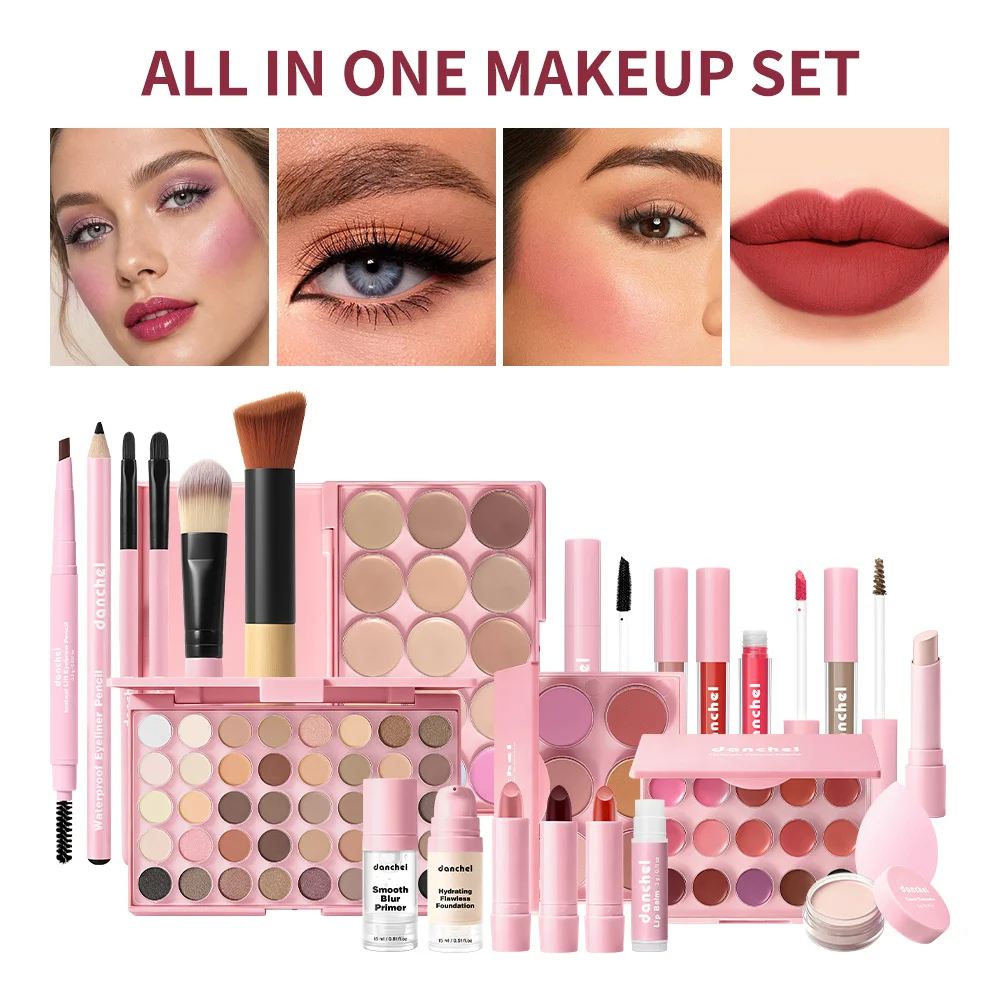 Valentine's Day Holiday Makeup Gift Set All-in-One Makeup Kit for Women Girls Concealer Eyeshadow Blush Full Cosmetic Kit
Valentine's Day Holiday Makeup Gift Set All-in-One Makeup Kit for Women Girls Concealer Eyeshadow Blush Full Cosmetic Kit