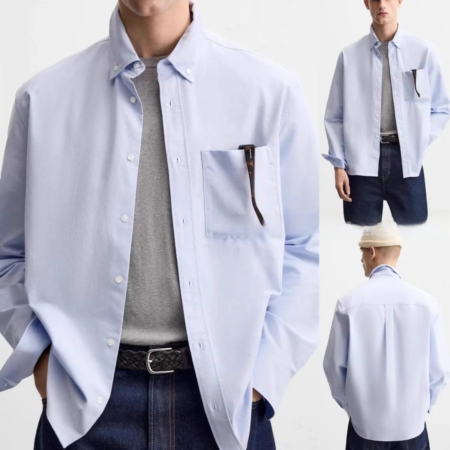 Spring 2025 Men's Casual Cotton Ox irt Versatile Loose Fit Commute All Seasons Breathable Long Sve Color irt
Spring 2025 Men's Casual Cotton Ox irt Versatile Loose Fit Commute All Seasons Breathable Long Sve Color irt