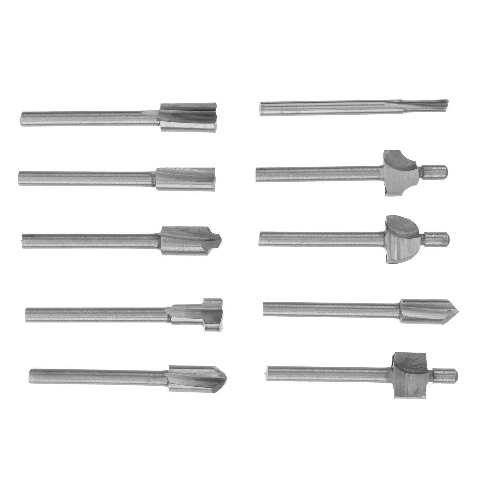 10Pcs Titanium Hss Router Bits 3mm Silver Nonstick Sharp Cutting Cnc Electric Trimmer Rotary Accessories 1/8 Inch Router Bits
10Pcs Titanium Hss Router Bits 3mm Silver Nonstick Sharp Cutting Cnc Electric Trimmer Rotary Accessories 1/8 Inch Router Bits