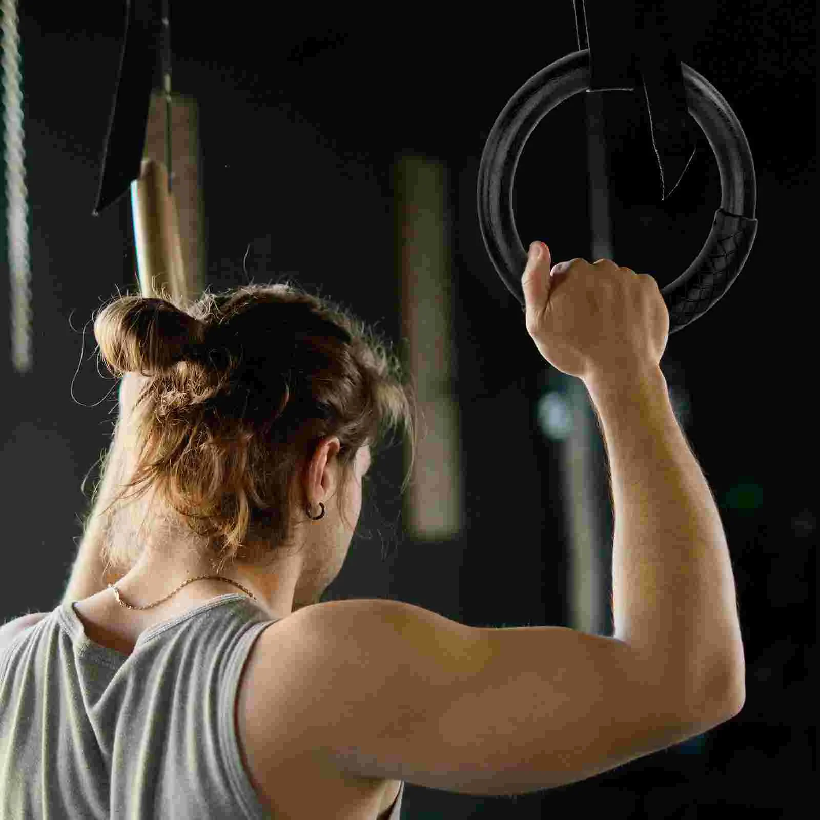 1 Pair ABS Gymnastic Ring Fitness Rings Workouts Ring Home Fitness Ring Pro Gym Ring for Fitness Use (Black)
1 Pair ABS Gymnastic Ring Fitness Rings Workouts Ring Home Fitness Ring Pro Gym Ring for Fitness Use (Black)