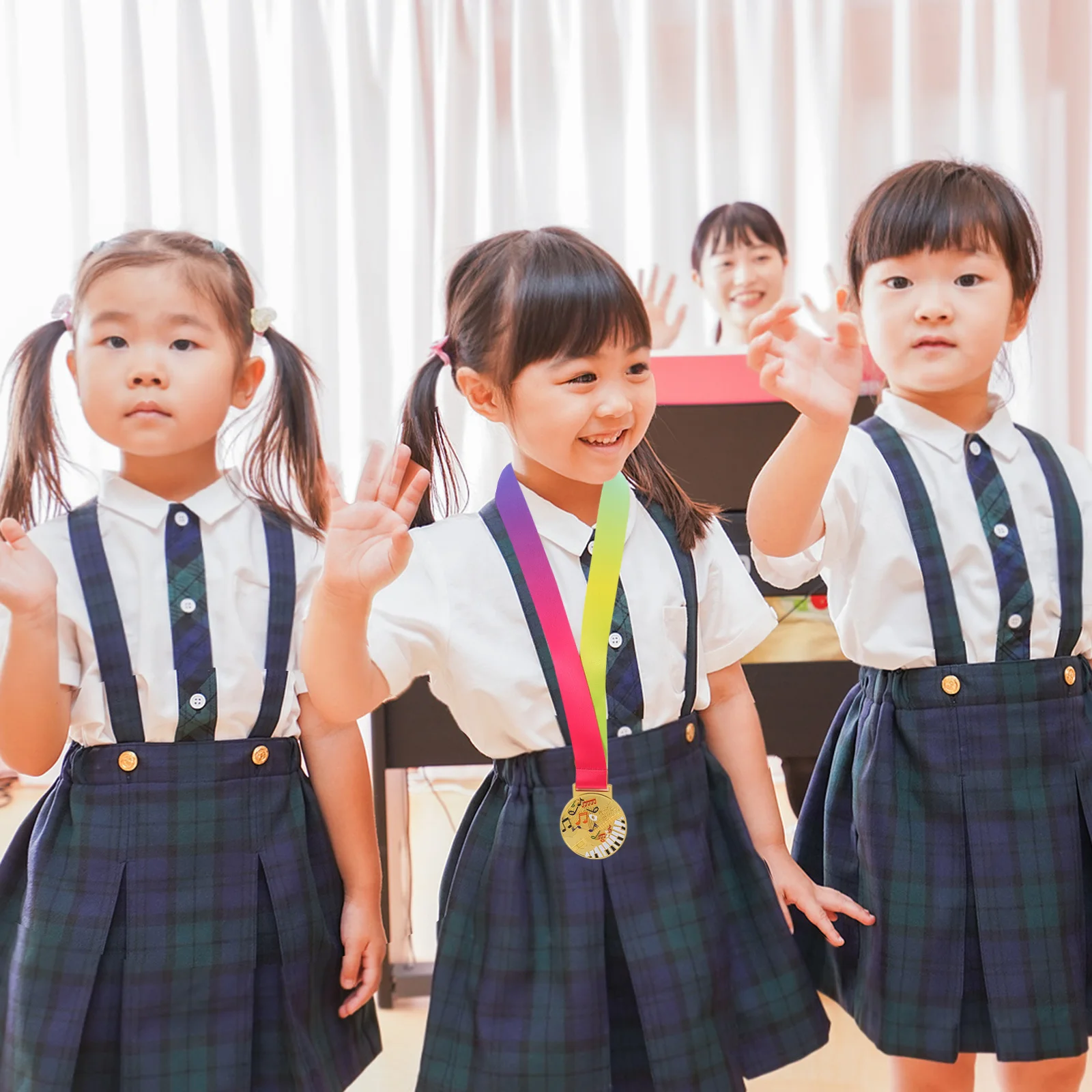Award Medals Metal Music Prize Medal For Piano Violin Singing Dance Competition First Place Reward With Neck Ribbon
Award Medals Metal Music Prize Medal For Piano Violin Singing Dance Competition First Place Reward With Neck Ribbon