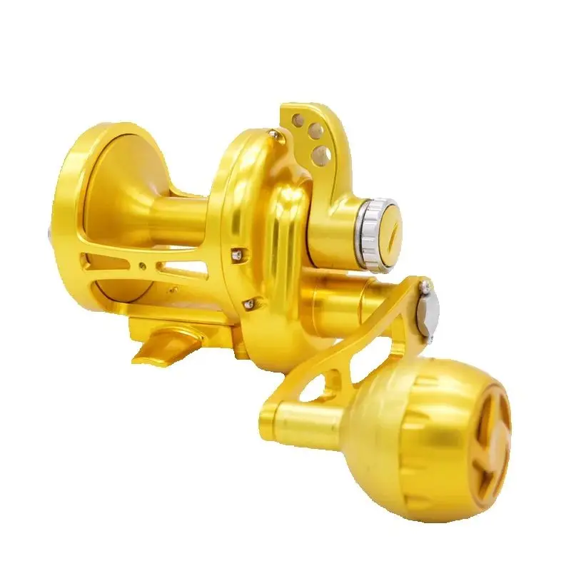 CAMEKOON Saltwater Lever Drag Reel 4.9:1 Multiplier Casting Fishing Trolling Coil 9+2BBs Full Aluminum CNC Machined Jigging Reel
CAMEKOON Saltwater Lever Drag Reel 4.9:1 Multiplier Casting Fishing Trolling Coil 9+2BBs Full Aluminum CNC Machined Jigging Reel