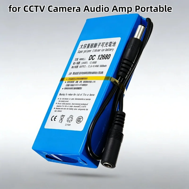 12V 6800mAh Rechargeable Li-Po Battery Pack Complete 12.6V Charger Safe Reliable Power Source for CCTV Camera Audio Amp Portable
12V 6800mAh Rechargeable Li-Po Battery Pack Complete 12.6V Charger Safe Reliable Power Source for CCTV Camera Audio Amp Portable