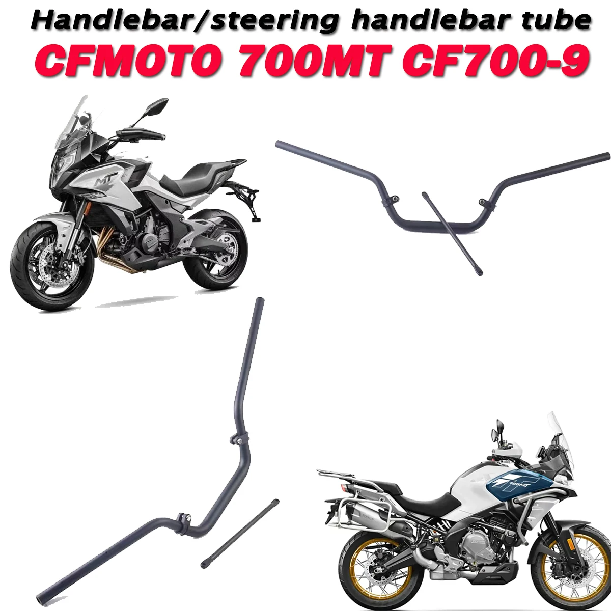 Motorcycle original accessory 700MT directional handle tube CF700-9 faucet handlebar steering handle tube Fit For CFMOTO MT700
Motorcycle original accessory 700MT directional handle tube CF700-9 faucet handlebar steering handle tube Fit For CFMOTO MT700