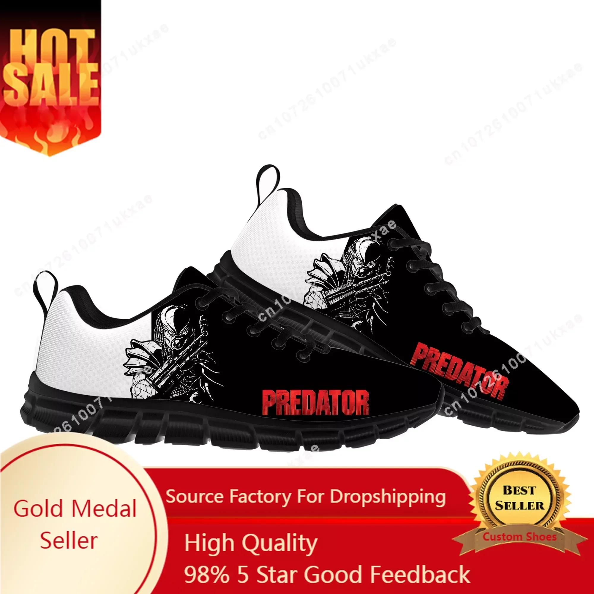 The Predator Alien Movie Sports Shoes Mens Womens Teenager Kids Children Sneakers Parent Child Sneaker Customize DIY Couple Shoe
The Predator Alien Movie Sports Shoes Mens Womens Teenager Kids Children Sneakers Parent Child Sneaker Customize DIY Couple Shoe