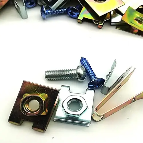 100pcs Car Fender Bumper Door Fixed Clips Fastener U Type Nuts Screws Gasket Kit
100pcs Car Fender Bumper Door Fixed Clips Fastener U Type Nuts Screws Gasket Kit
