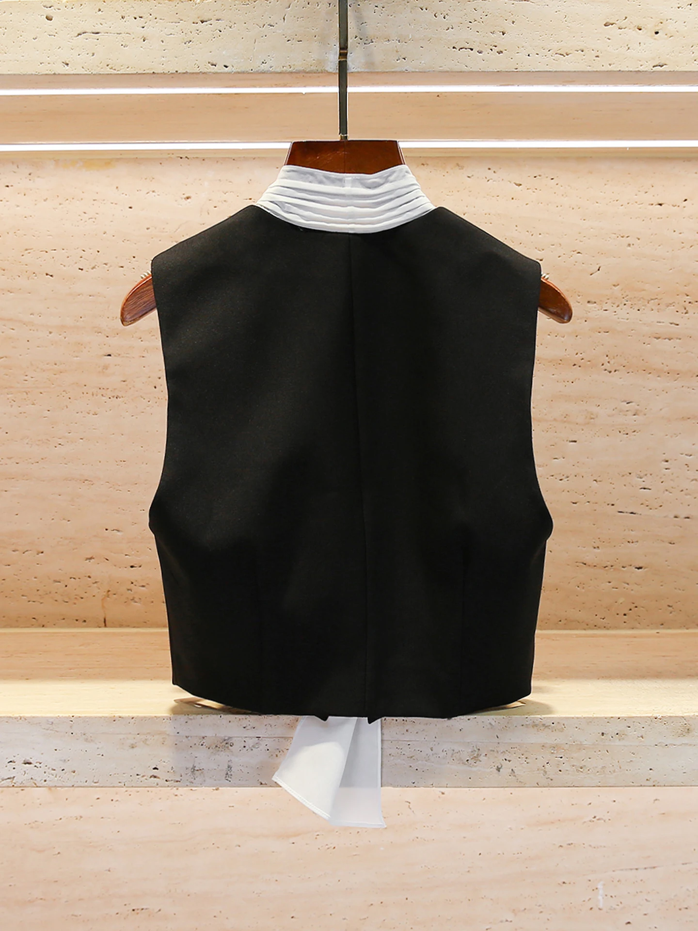 Ele Women's Knot Waistcoat Top High-End Autumn Collection Comfortable V-Ne ort H-ape Casual Wear
Ele Women's Knot Waistcoat Top High-End Autumn Collection Comfortable V-Ne ort H-ape Casual Wear