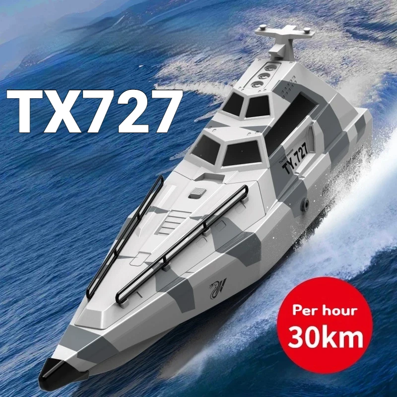 2.4G RC Boat TURBOJET PUMP 30KM/H High Speed Remote Control Jet Boat Low Battery Alarm Speedboat Model Children Toy TY727
2.4G RC Boat TURBOJET PUMP 30KM/H High Speed Remote Control Jet Boat Low Battery Alarm Speedboat Model Children Toy TY727