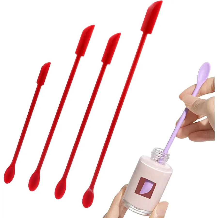 4PCS Red Silicone Spatula Set Mini Jar Scraper Food Scraper for Kitchen Use
4PCS Red Silicone Spatula Set Mini Jar Scraper Food Scraper for Kitchen Use