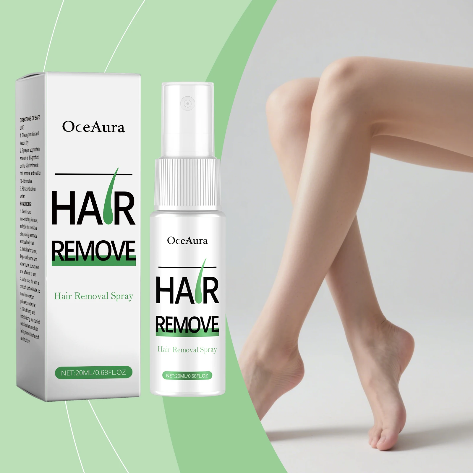 Body Hair Removal Spray - Gentle Cleansing, Keeps Skin Refreshing Moisturized, Leaves Skin Smooth, Aids Delaying Hair Growth
Body Hair Removal Spray - Gentle Cleansing, Keeps Skin Refreshing Moisturized, Leaves Skin Smooth, Aids Delaying Hair Growth