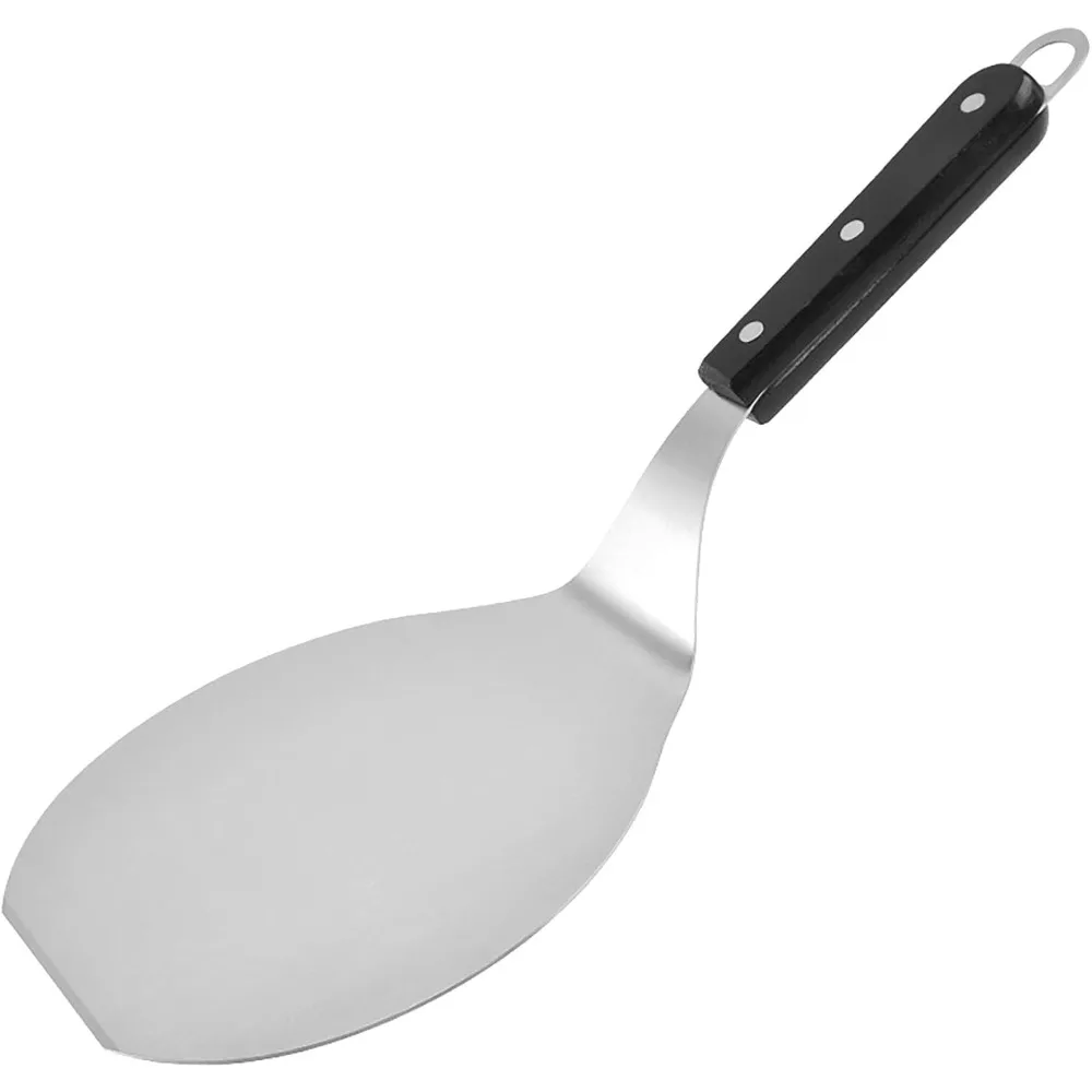 Pizza Peels, 6.5 Inch x 6.6 Inch Stainless Steel Circular Arc Shape with Wood Handle Pizza Shovel Holder (1)
Pizza Peels, 6.5 Inch x 6.6 Inch Stainless Steel Circular Arc Shape with Wood Handle Pizza Shovel Holder (1)