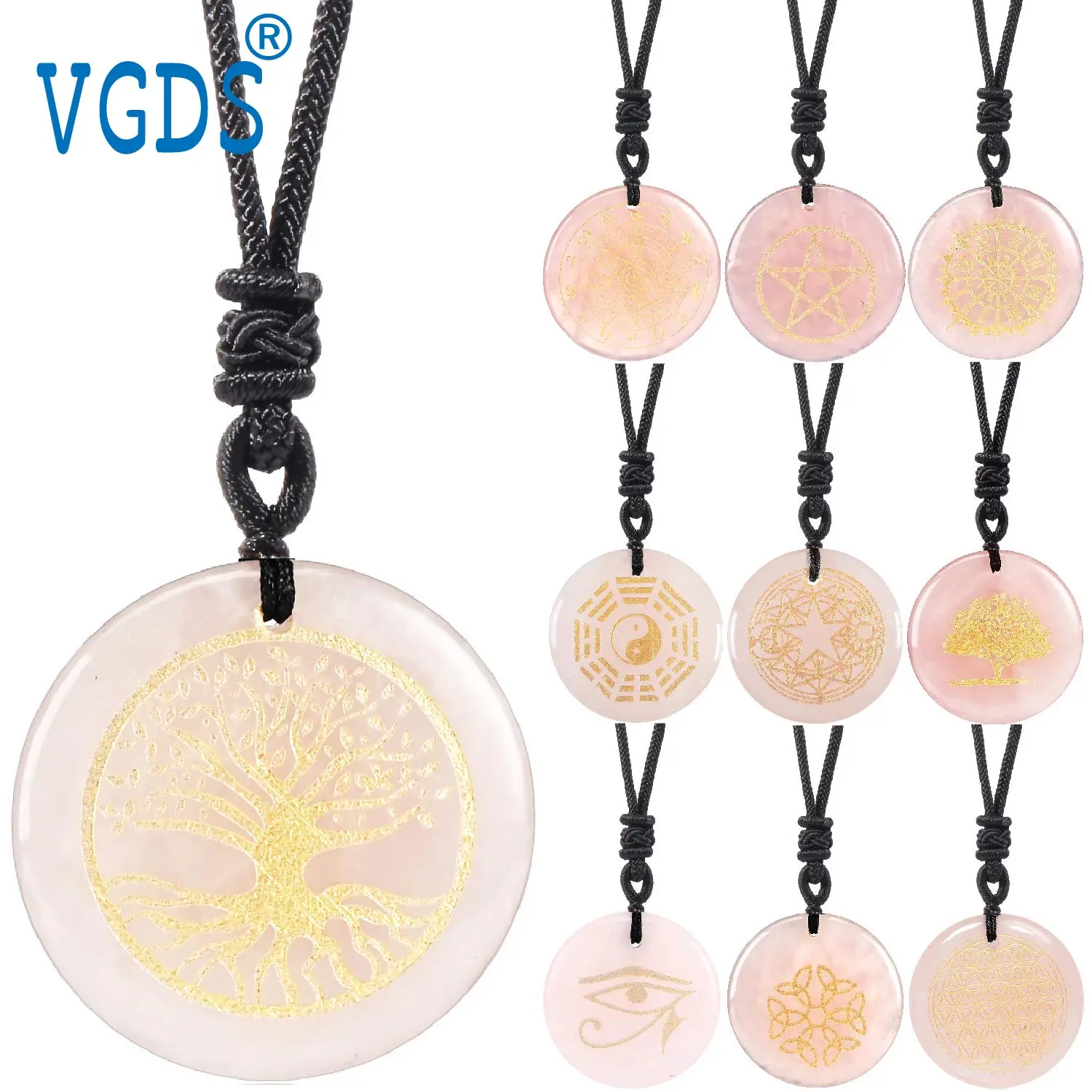 27+Muster Lucky Crystal Stone Multiple Healing Pendants Chakra Energy Gift Men Women Jewelry Natural Rose Quartz Charm Necklaces
27+Muster Lucky Crystal Stone Multiple Healing Pendants Chakra Energy Gift Men Women Jewelry Natural Rose Quartz Charm Necklaces