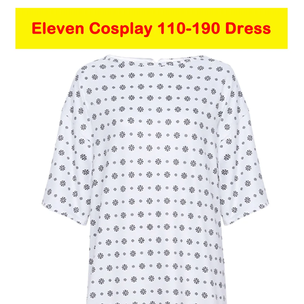 Eleven Cosplay Costume ST 5 White Dress Printed Girls Uniform Outfits Halloween Children Roleplay Clothing Suits Carnival Party
Eleven Cosplay Costume ST 5 White Dress Printed Girls Uniform Outfits Halloween Children Roleplay Clothing Suits Carnival Party