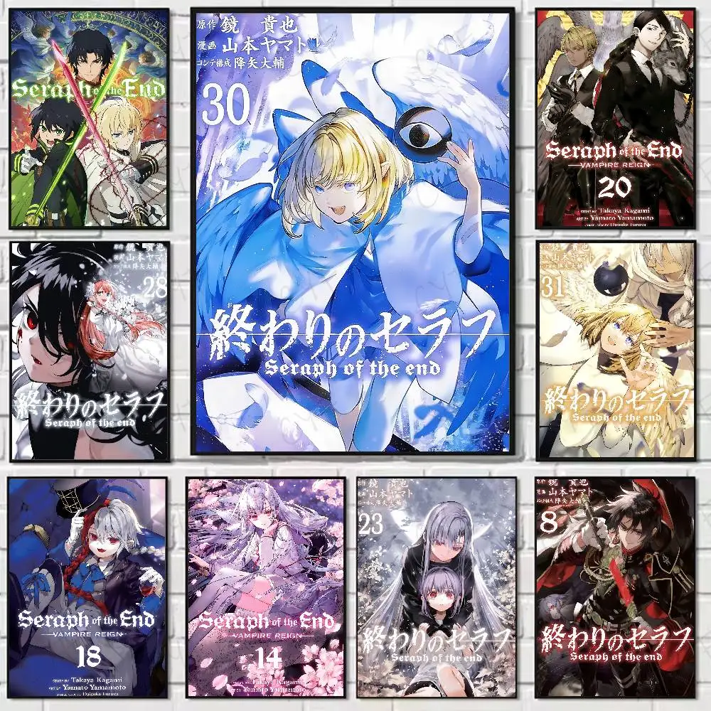 Japan Anime S-seraph Of The End Poster Home Living Bed Room Bar Hallway Sticky Wall Art Printing Waterproof Aesthetic Decor
Japan Anime S-seraph Of The End Poster Home Living Bed Room Bar Hallway Sticky Wall Art Printing Waterproof Aesthetic Decor