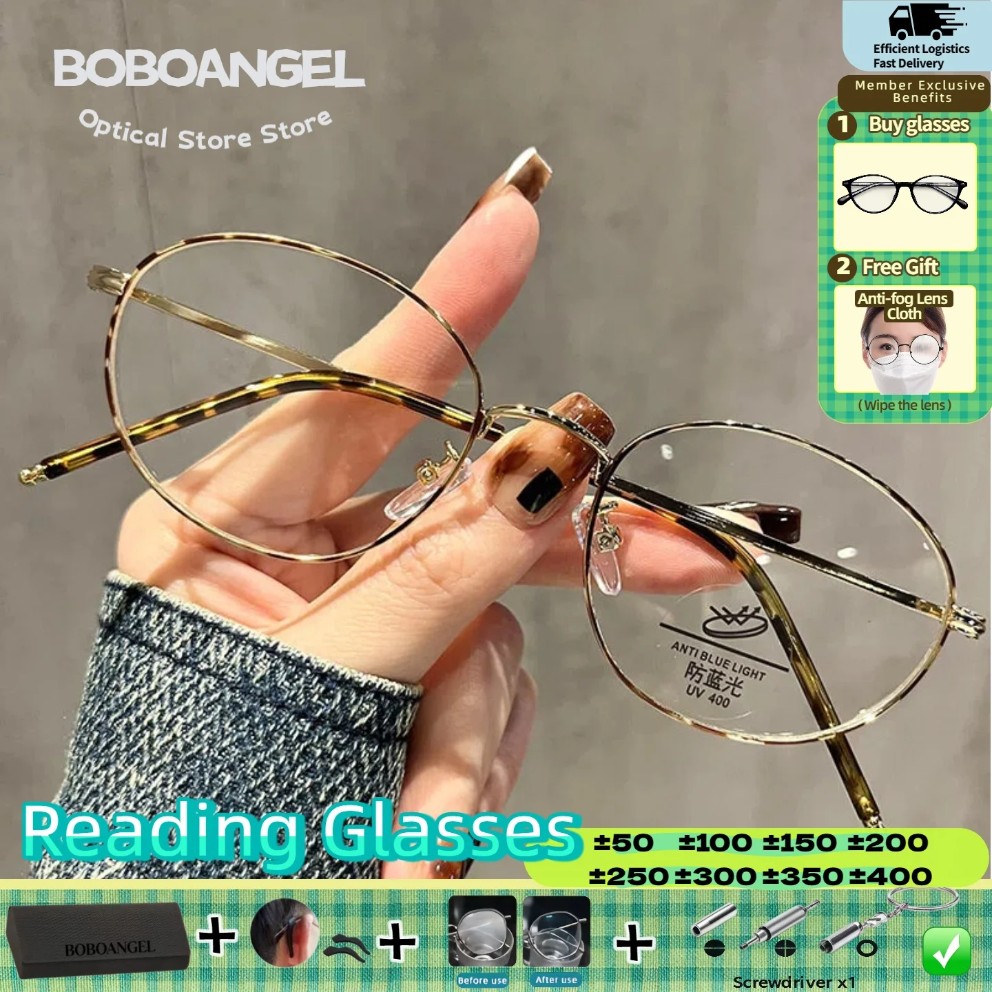 BOBOANGEL Women Men Progressive Reading Eyeware Casual Style Oval Small Anti Blue Ray Frame Myopia Prescription Optical Glasses
BOBOANGEL Women Men Progressive Reading Eyeware Casual Style Oval Small Anti Blue Ray Frame Myopia Prescription Optical Glasses