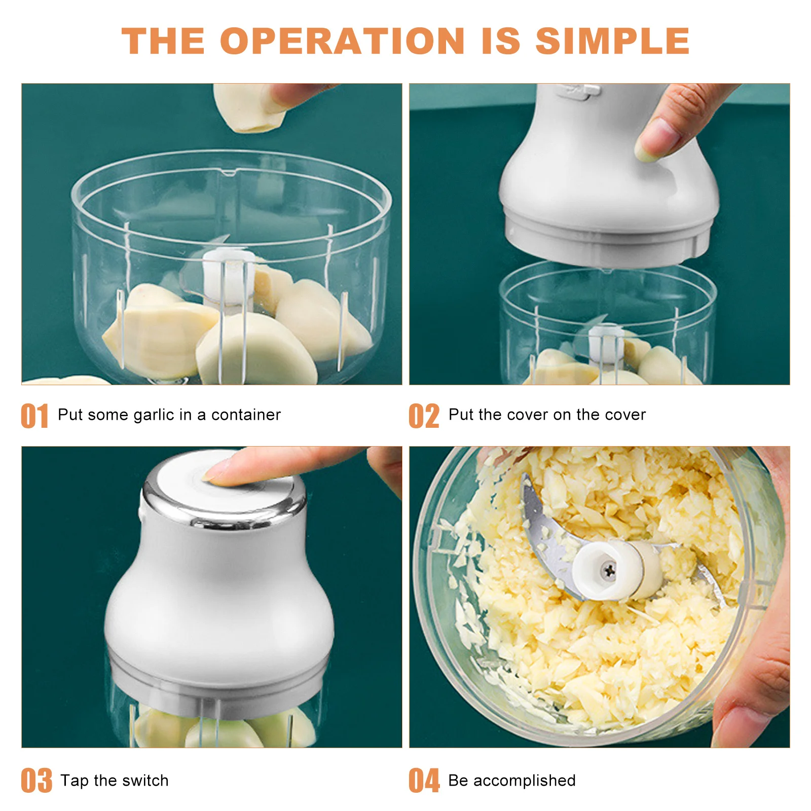 1pc 250Ml Electric Garlic Press Usb Rechargeable Multifunctional Food Chopper For Baby Meat Vegetables Mini Garlic Masher
1pc 250Ml Electric Garlic Press Usb Rechargeable Multifunctional Food Chopper For Baby Meat Vegetables Mini Garlic Masher