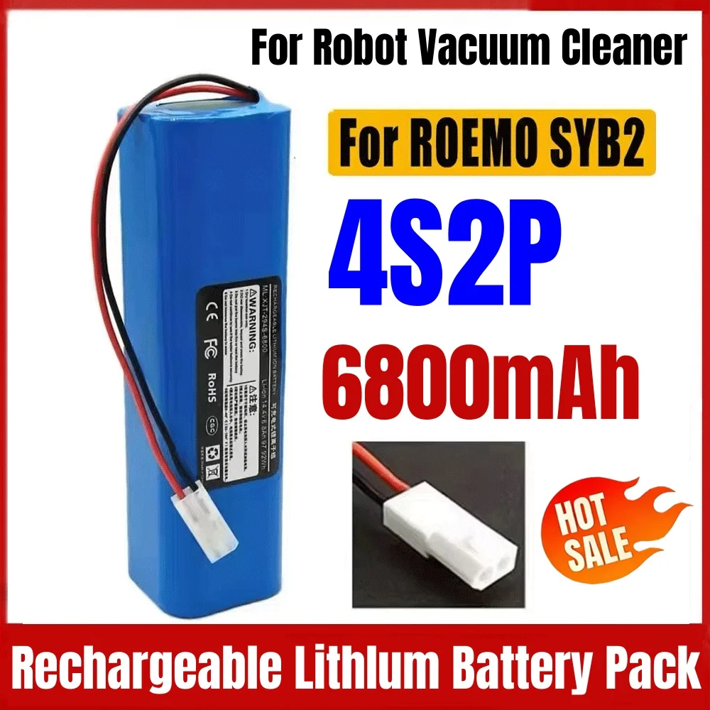 14.4V 14.8V 6800MAH Tefal X-Plorer 95 Series N047-4S2P Battery, SS-22300002529, Rechargeable lithium-ion battery
14.4V 14.8V 6800MAH Tefal X-Plorer 95 Series N047-4S2P Battery, SS-22300002529, Rechargeable lithium-ion battery