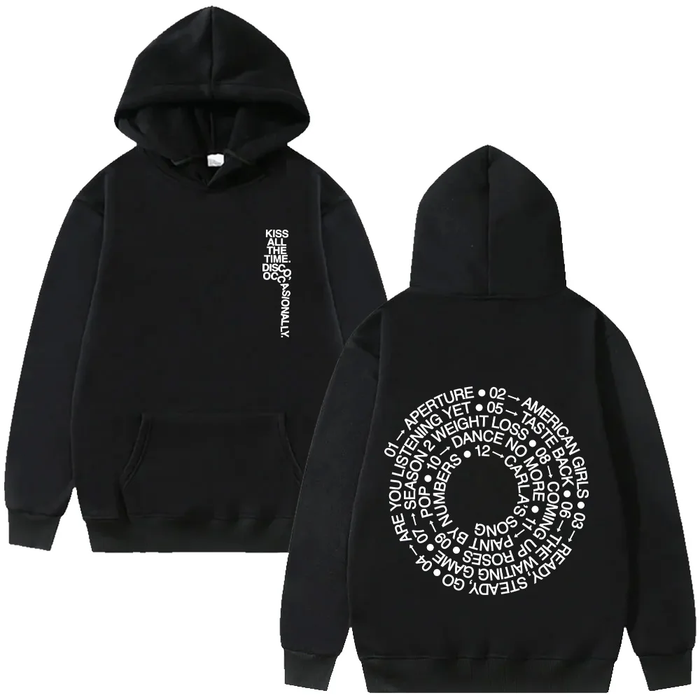 TRACKLIST HOODIE HarryStyles KISS ALL THE TIME. DISCO, OCCASIONALLY. Pullover Album Design Graphic Y2K Sweatshirts Women Clothes
TRACKLIST HOODIE HarryStyles KISS ALL THE TIME. DISCO, OCCASIONALLY. Pullover Album Design Graphic Y2K Sweatshirts Women Clothes