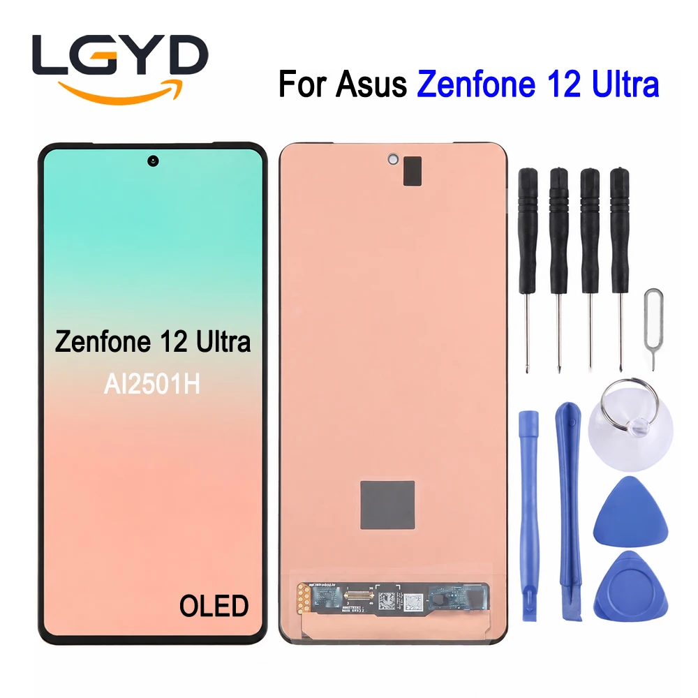 OLED LCD Screen For Asus Zenfone 12 Ultra 5G, AI2501H Phone Display Touch Screen Repair Replacement Spare Part
OLED LCD Screen For Asus Zenfone 12 Ultra 5G, AI2501H Phone Display Touch Screen Repair Replacement Spare Part