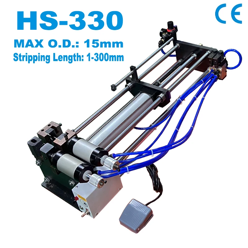 HS-330 Pneumatic Wire Peeling Machine Manual Multicore Cable Wire Stripper Stripping Length 300mm 220V/110V Core Equipment
HS-330 Pneumatic Wire Peeling Machine Manual Multicore Cable Wire Stripper Stripping Length 300mm 220V/110V Core Equipment