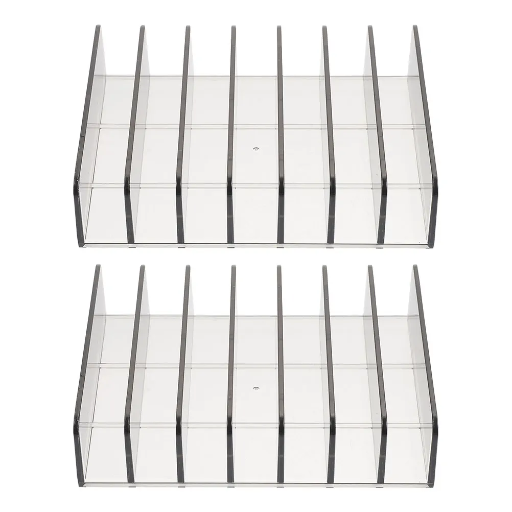 2pcs Plastic Eyeshadow Organizer Makeup Stand Transparent Storage Box Countertop Organizer For Eyeshadow
2pcs Plastic Eyeshadow Organizer Makeup Stand Transparent Storage Box Countertop Organizer For Eyeshadow