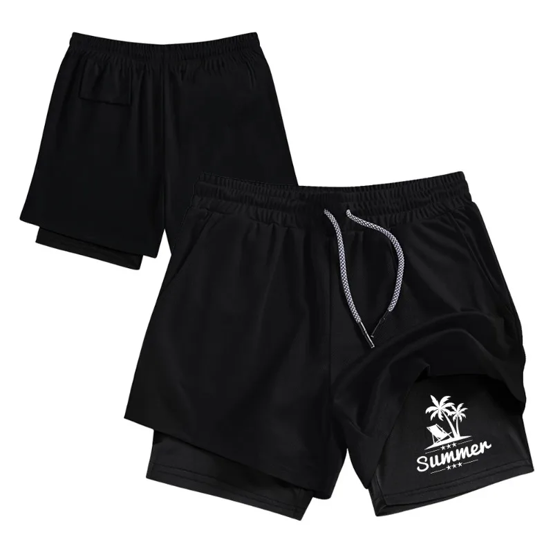 Summer Men Double Layer Running Short Tropical Quick Dry Casual Athletic Breathable with Compression Cycling Comfortable Elastic
Summer Men Double Layer Running Short Tropical Quick Dry Casual Athletic Breathable with Compression Cycling Comfortable Elastic