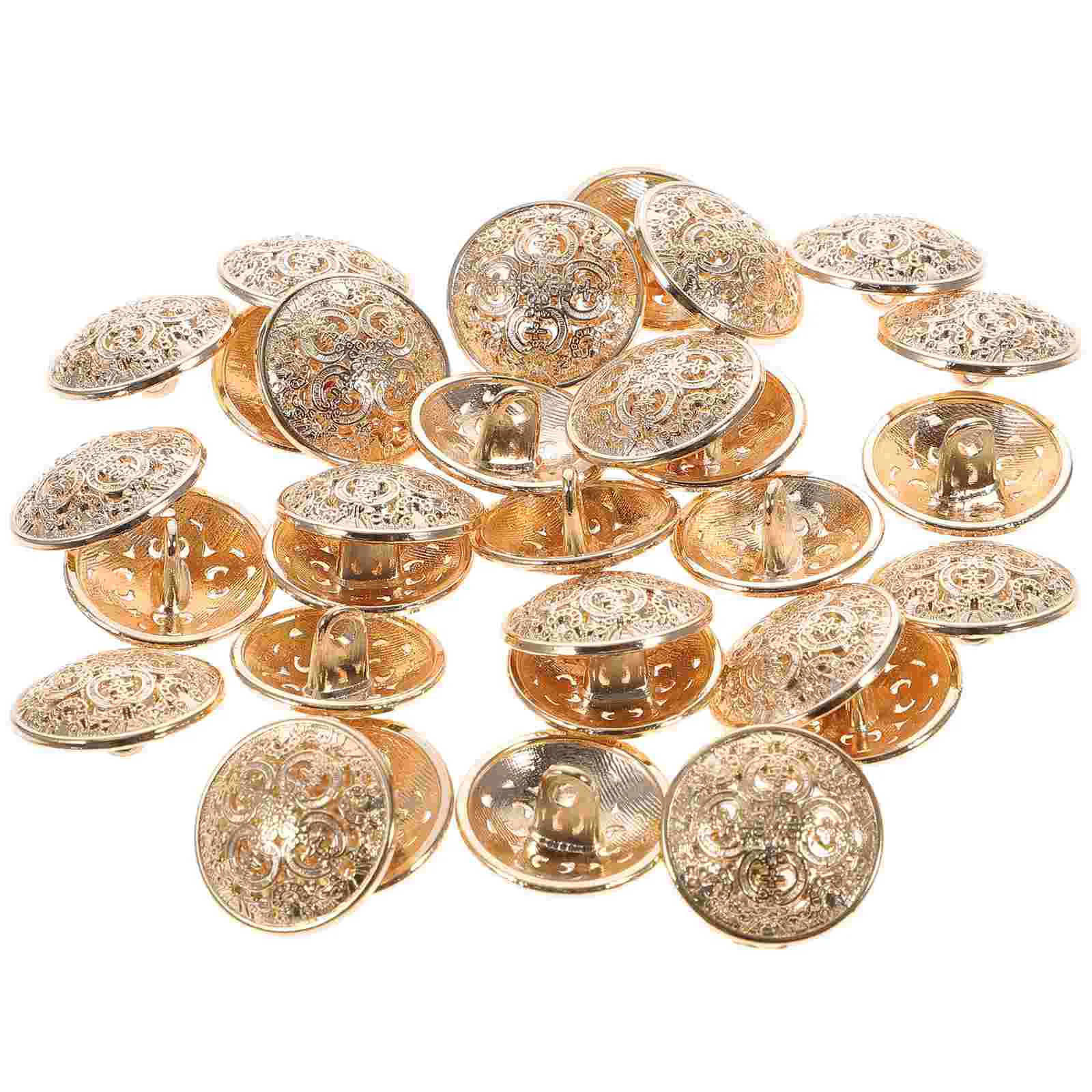 30 Pcs Sewing Buttons for Clothes Metal Coat Durable DIY Hollow Jacket Hollow-out
30 Pcs Sewing Buttons for Clothes Metal Coat Durable DIY Hollow Jacket Hollow-out