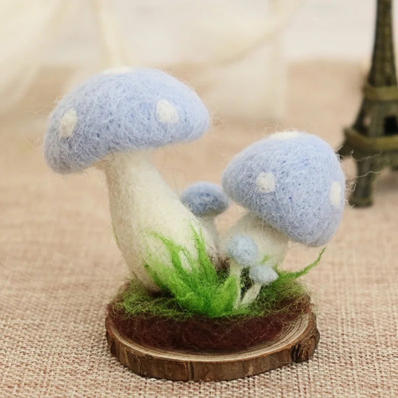 Blue Mushroom Sheep Felt Tabletop Decoration Material Bag, Handmade Novice Diy Decoration Gift. Adult Craft
Blue Mushroom Sheep Felt Tabletop Decoration Material Bag, Handmade Novice Diy Decoration Gift. Adult Craft