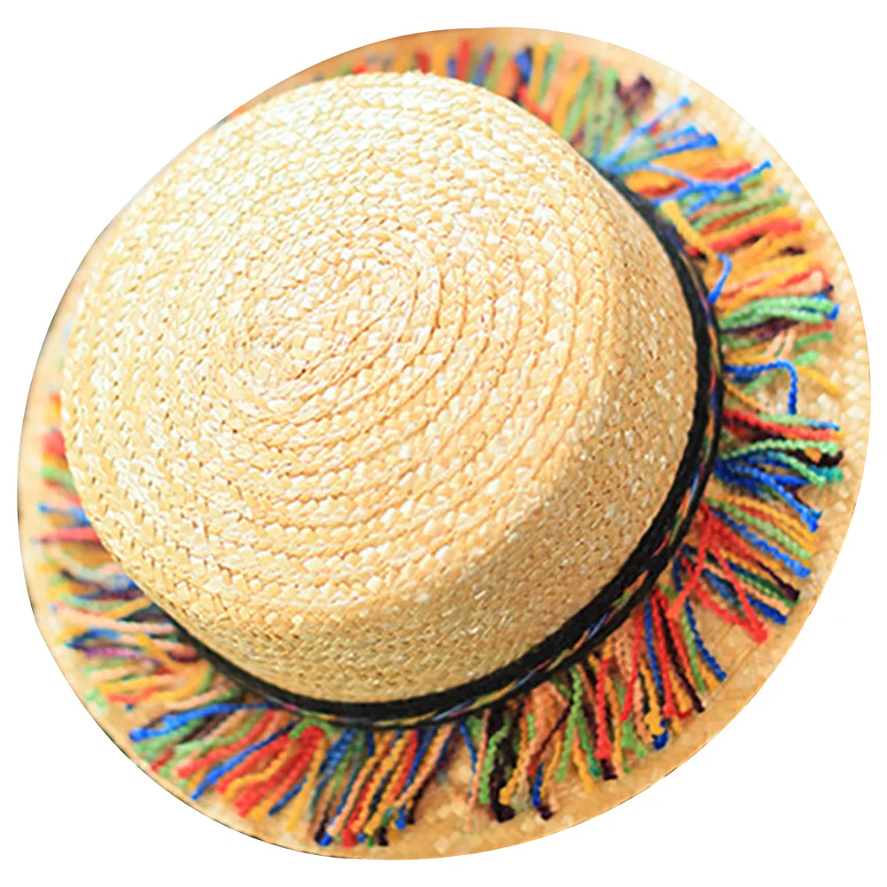 Straw Wide Brim Beach Sun Hat Decorative Outdoor Summer Use Miss Colorful Party Hat Beach Hats Straw Woven Family Item
Straw Wide Brim Beach Sun Hat Decorative Outdoor Summer Use Miss Colorful Party Hat Beach Hats Straw Woven Family Item