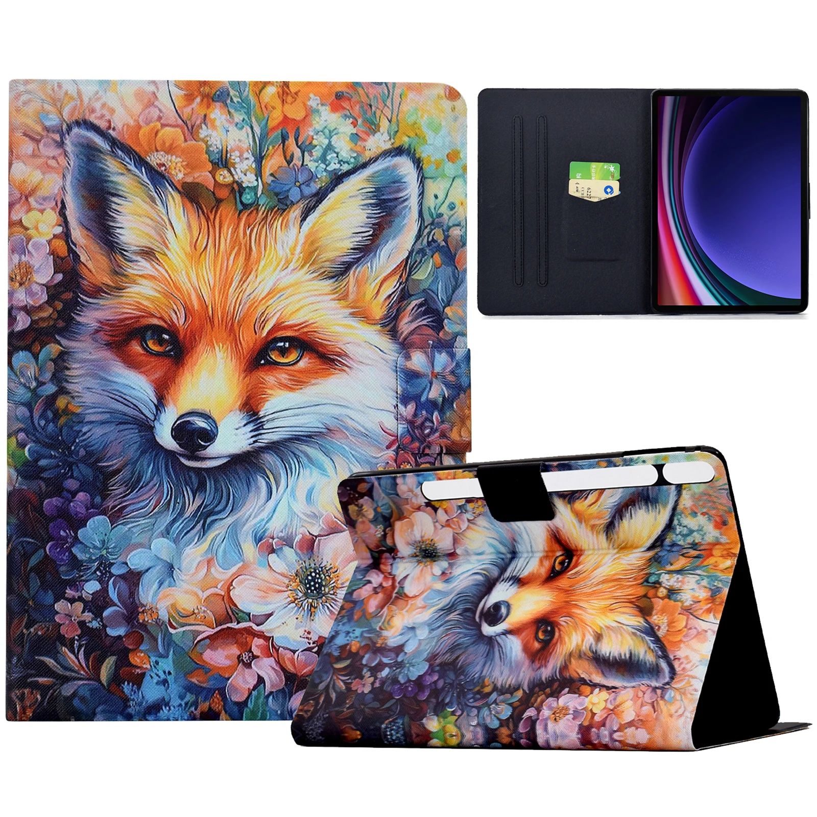 Leather Case for Samsung Galaxy Tab S10 Lite / S10 FE / S9 FE / S9 Pattern Painting Card Slots Stand Tablet Cover with Auto Slee
Leather Case for Samsung Galaxy Tab S10 Lite / S10 FE / S9 FE / S9 Pattern Painting Card Slots Stand Tablet Cover with Auto Slee