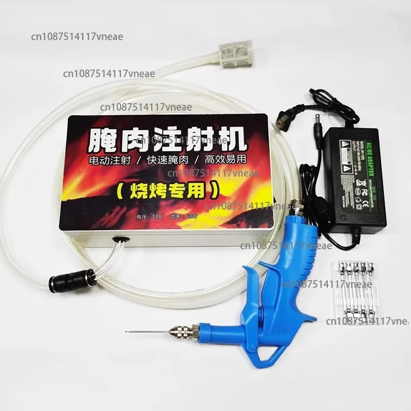 Electric Marinade Injector Machine Food Flavor Seasoning BBQ Meat Syringe Tool Automatic Marinade Injection Gun with Tool Kit
Electric Marinade Injector Machine Food Flavor Seasoning BBQ Meat Syringe Tool Automatic Marinade Injection Gun with Tool Kit
