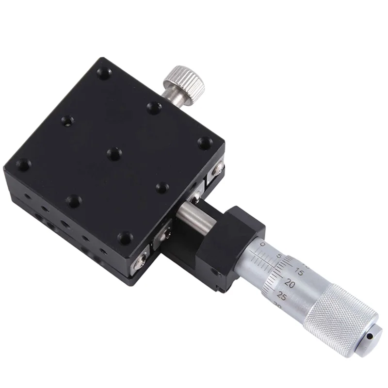 A76K X Axis 40X40mm Knob Micrometer Sliding Stage Guide Rail Type Platform Manual Displacement Sliding Table Easy Install (LGX40
A76K X Axis 40X40mm Knob Micrometer Sliding Stage Guide Rail Type Platform Manual Displacement Sliding Table Easy Install (LGX40