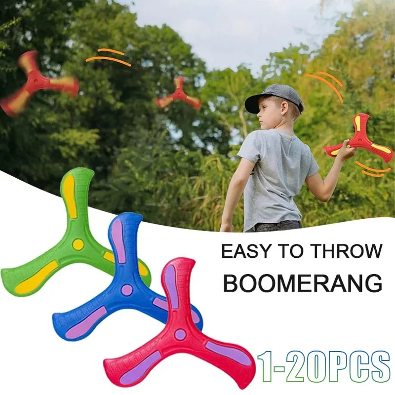 1-20PCS Kids EVA Foam Boomerang Flying Disc Outdoor Family Game Toy Family Parent Child Interactive Game Birthday Gift
1-20PCS Kids EVA Foam Boomerang Flying Disc Outdoor Family Game Toy Family Parent Child Interactive Game Birthday Gift