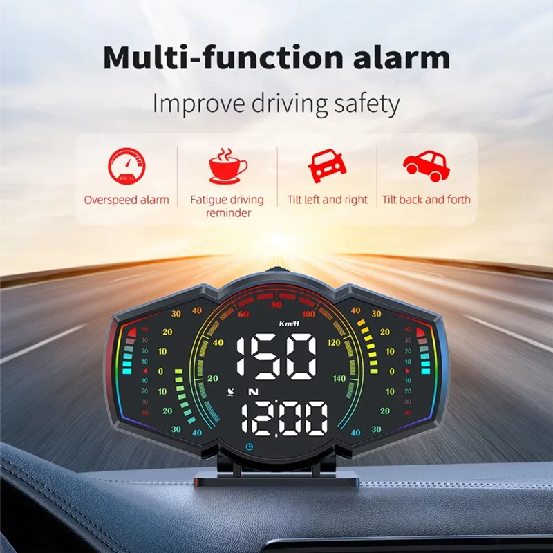Trending Car GPS Speedometer Head Up Display Speed Alarm HUD Compass Car Electronic KMH MPH Gauge Meter For All Vehicles
Trending Car GPS Speedometer Head Up Display Speed Alarm HUD Compass Car Electronic KMH MPH Gauge Meter For All Vehicles
