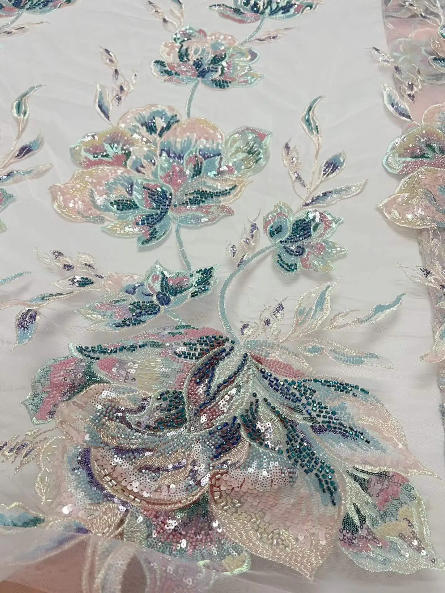 Latest French Beaded Tulle Lace Fabrics 2026 High Quality African Groom Lace Fabrics Sequins Nigerian For Wedding Women Dress
Latest French Beaded Tulle Lace Fabrics 2026 High Quality African Groom Lace Fabrics Sequins Nigerian For Wedding Women Dress
