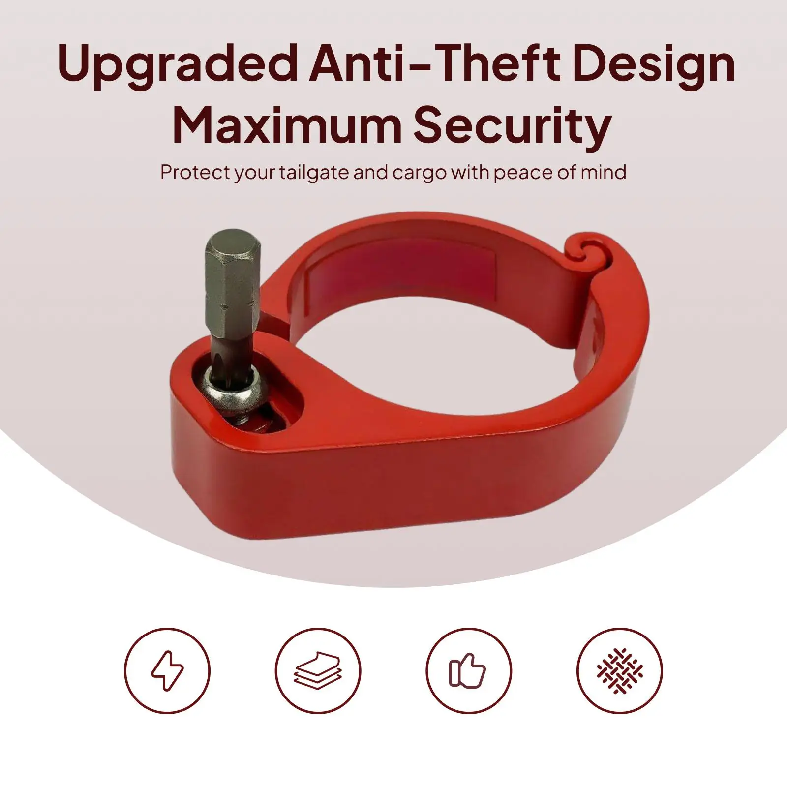 Truck Tailgate Lock, Tailgate Anti Theft Lock Accessories Heavy Duty Stable Maintenance Replace Automotive for F150 F350
Truck Tailgate Lock, Tailgate Anti Theft Lock Accessories Heavy Duty Stable Maintenance Replace Automotive for F150 F350