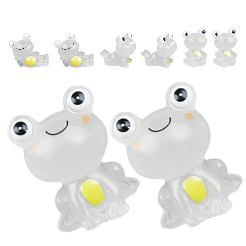 8 Pcs Night Glow Frog Figurine Resin Sculpture Home Decor Office Study Garden Photo Props Mini Landscape Lifelike Design
8 Pcs Night Glow Frog Figurine Resin Sculpture Home Decor Office Study Garden Photo Props Mini Landscape Lifelike Design
