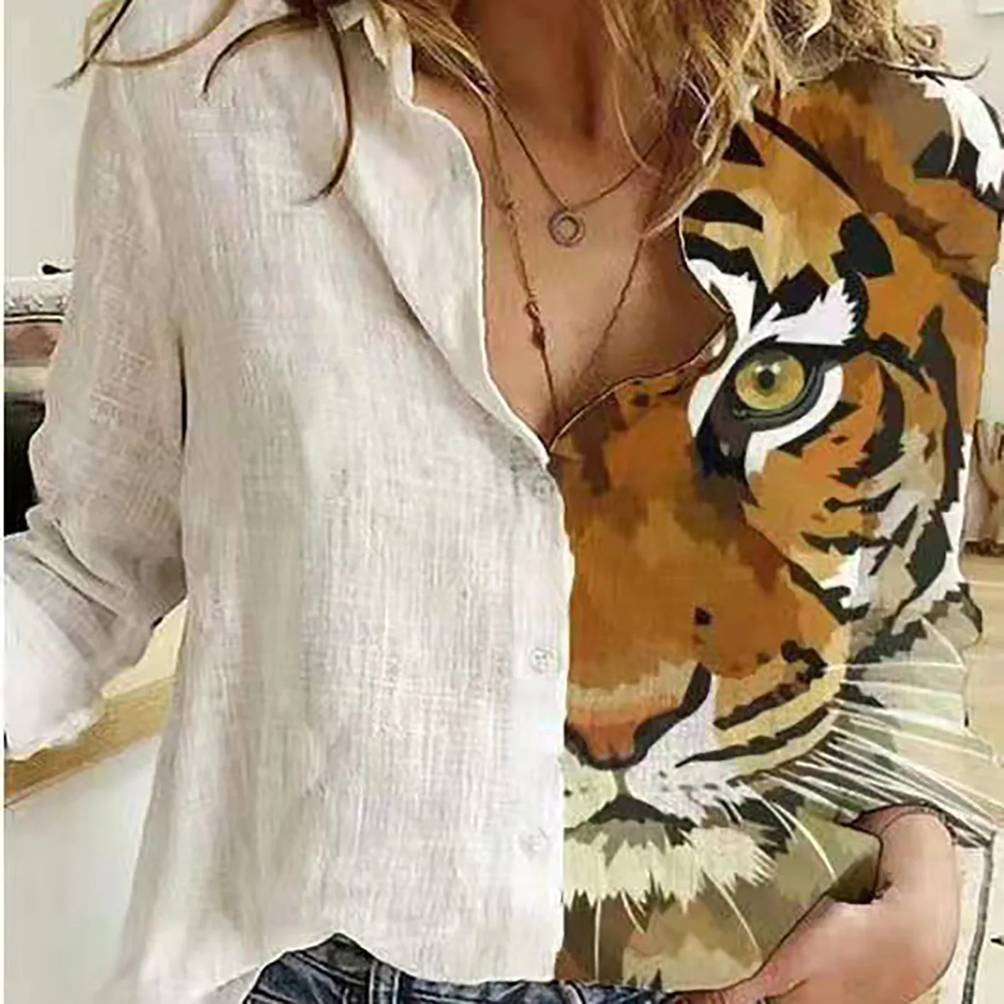 Elegant Linen And Cotton Women's Shirts, Casual Shirts With Lapels And Buttons, Loose Long Sleeved Shirts For Autumn And Winter
Elegant Linen And Cotton Women's Shirts, Casual Shirts With Lapels And Buttons, Loose Long Sleeved Shirts For Autumn And Winter