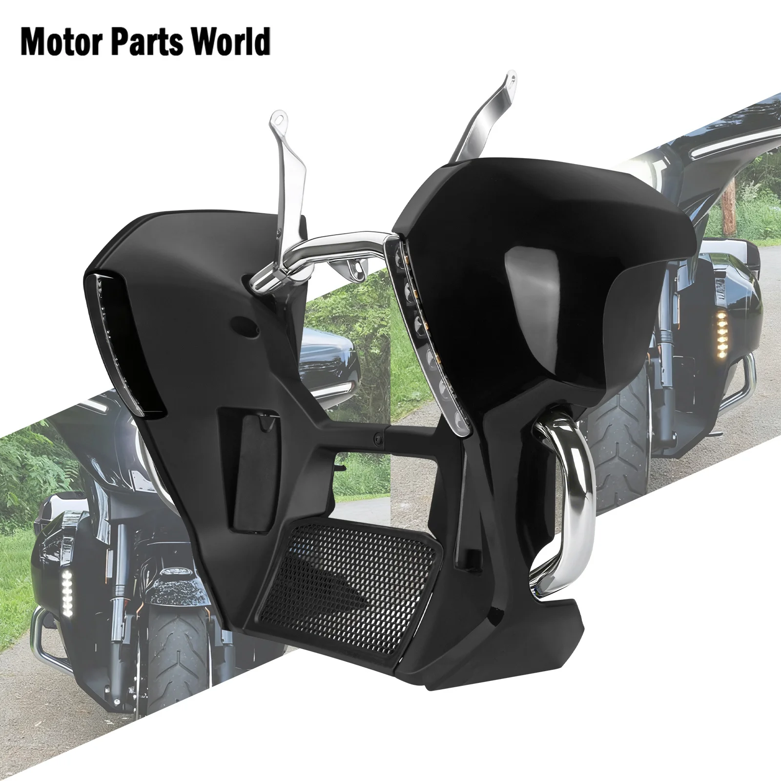 Motorcycle Fairing Lowers Kit Engine Spoiler Guard Frame Support Set Extended Chin Accessories For Harley Touring 2023-Up FLTRX
Motorcycle Fairing Lowers Kit Engine Spoiler Guard Frame Support Set Extended Chin Accessories For Harley Touring 2023-Up FLTRX