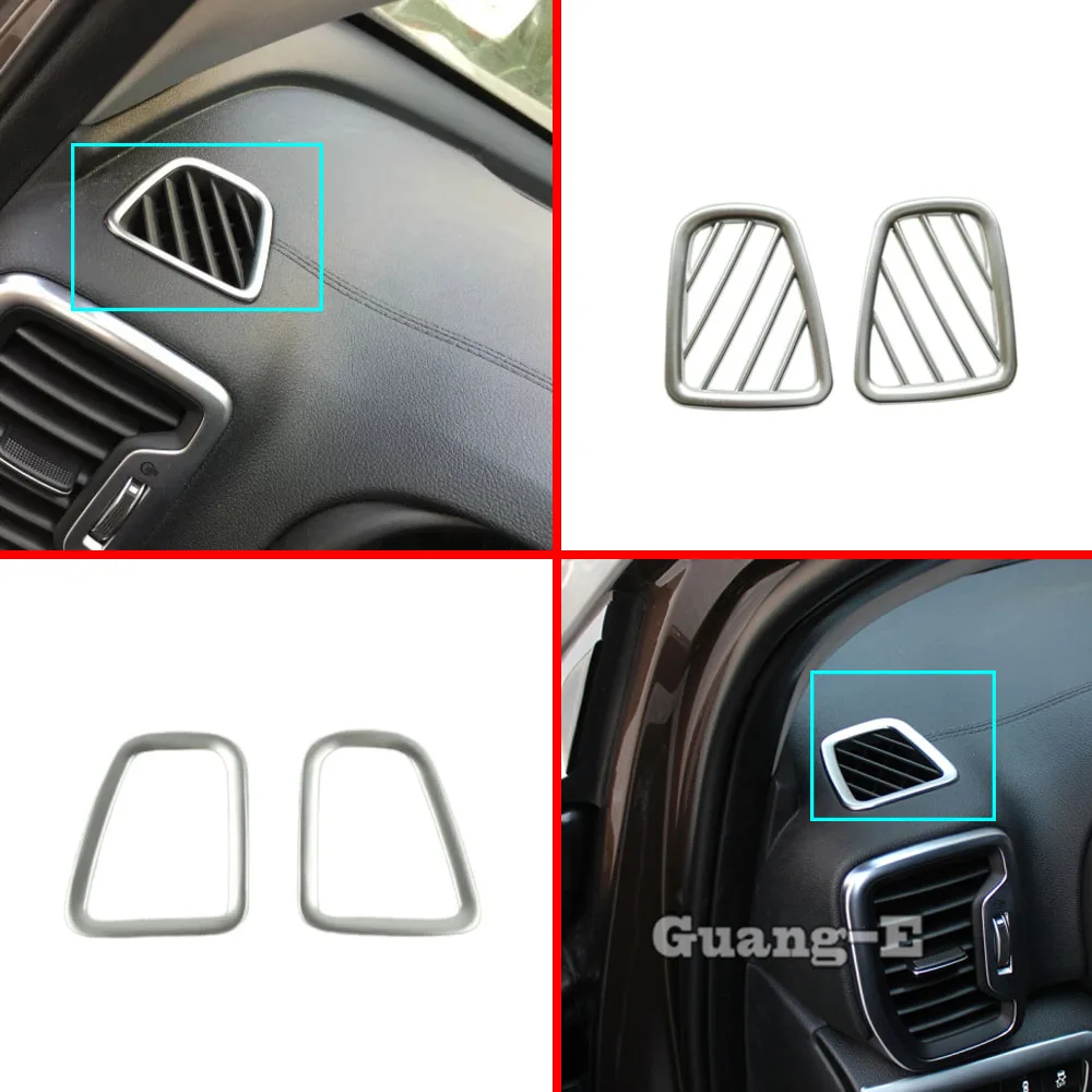 Car Cover Styling Inner Garnish Cover Detector Trim Front Air Conditioning Outlet Vent 2PCs For Kia Sportage KX5 2016 2017 2018
Car Cover Styling Inner Garnish Cover Detector Trim Front Air Conditioning Outlet Vent 2PCs For Kia Sportage KX5 2016 2017 2018