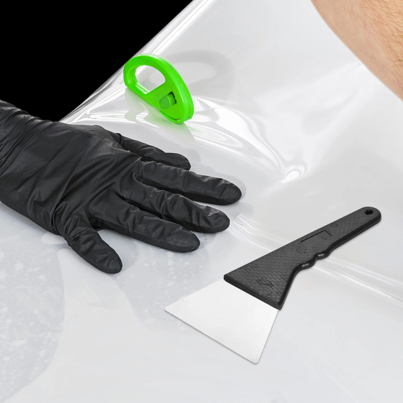 Long Handle Steel Scraper Car Film Tool Sealing Squeegee Installation Kit Edge Blade Film Smoother Bubble Remover Metal Blade
Long Handle Steel Scraper Car Film Tool Sealing Squeegee Installation Kit Edge Blade Film Smoother Bubble Remover Metal Blade