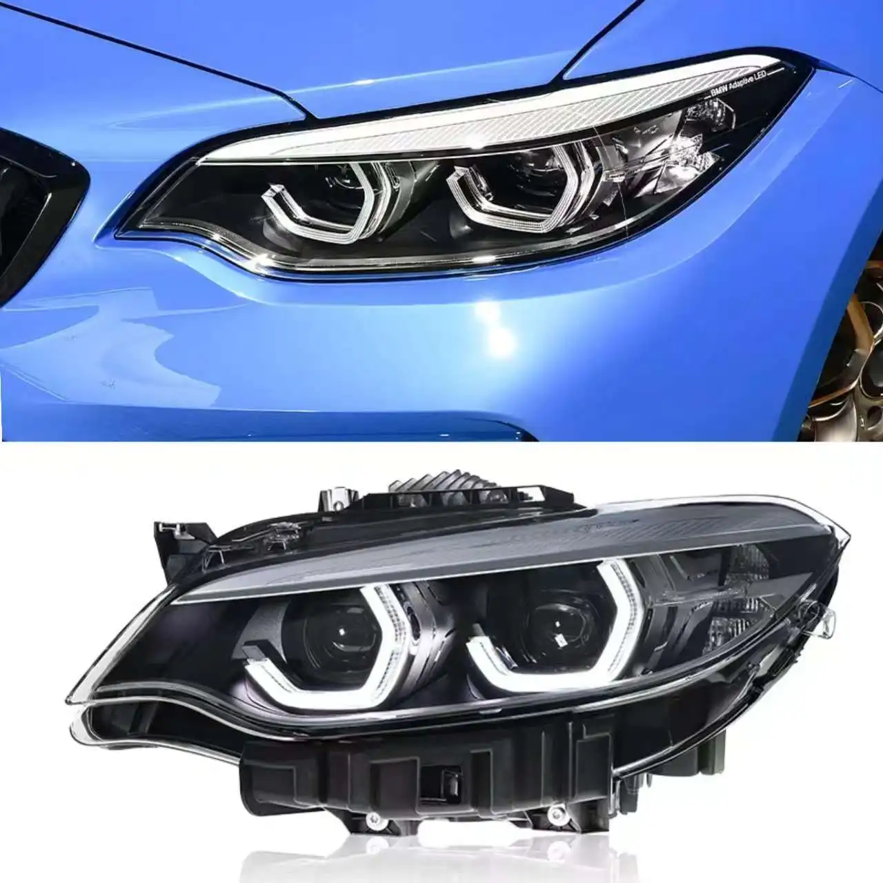 Suitable for F22 LED Headlight Projector Lens 2014-2021 F23 F87 Headlight DRL Signal Auto Parts
Suitable for F22 LED Headlight Projector Lens 2014-2021 F23 F87 Headlight DRL Signal Auto Parts