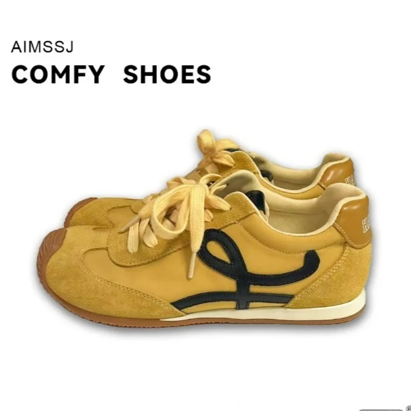 Genuine Leather Women's Ballet Flats Retro Forrest Gump Color Block Casual Shoes Summer Fashion Slip On Sneakers Lightweight
Genuine Leather Women's Ballet Flats Retro Forrest Gump Color Block Casual Shoes Summer Fashion Slip On Sneakers Lightweight