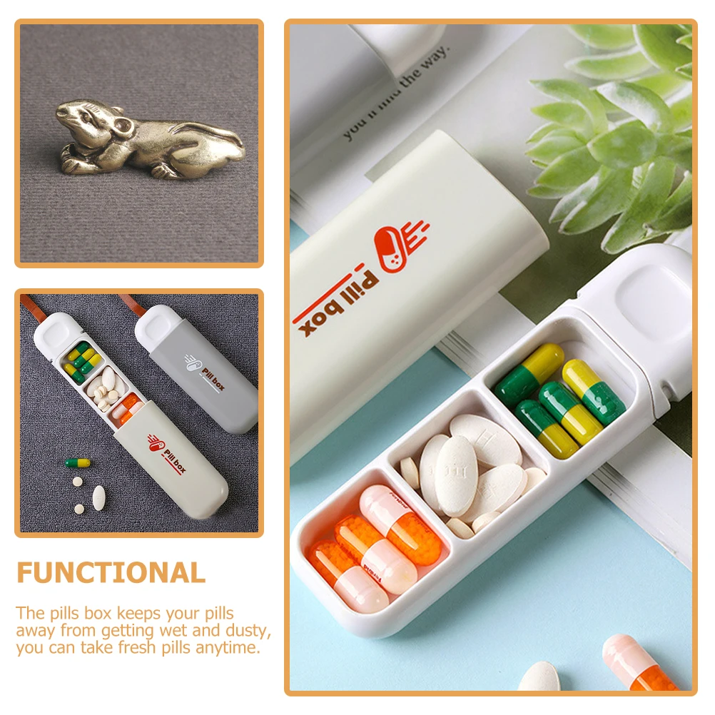 Portable Pill Organizer Compact Multi-Compartment Medicine Case Travel Container Storage Supply Accessory
Portable Pill Organizer Compact Multi-Compartment Medicine Case Travel Container Storage Supply Accessory