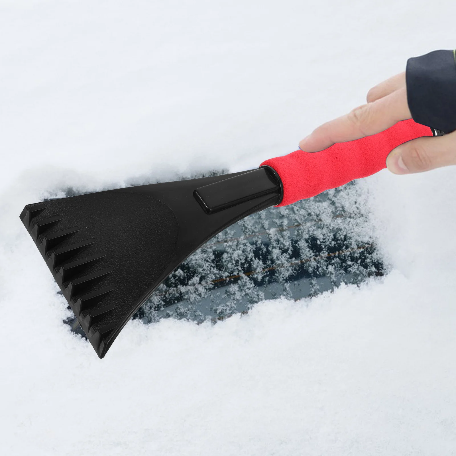EVA H Snow Shovel Red Car Ice Remover Outdoor Tool Winter Frost Scraper Portable Storage Easy Use Functional Design Practical
EVA H Snow Shovel Red Car Ice Remover Outdoor Tool Winter Frost Scraper Portable Storage Easy Use Functional Design Practical
