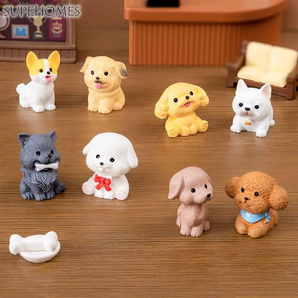 Resin Cute Dog Figurines Miniatures Cartoon Realistic Animal Figurines Funny Handmade Micro Landscape Ornaments Courtyard
Resin Cute Dog Figurines Miniatures Cartoon Realistic Animal Figurines Funny Handmade Micro Landscape Ornaments Courtyard