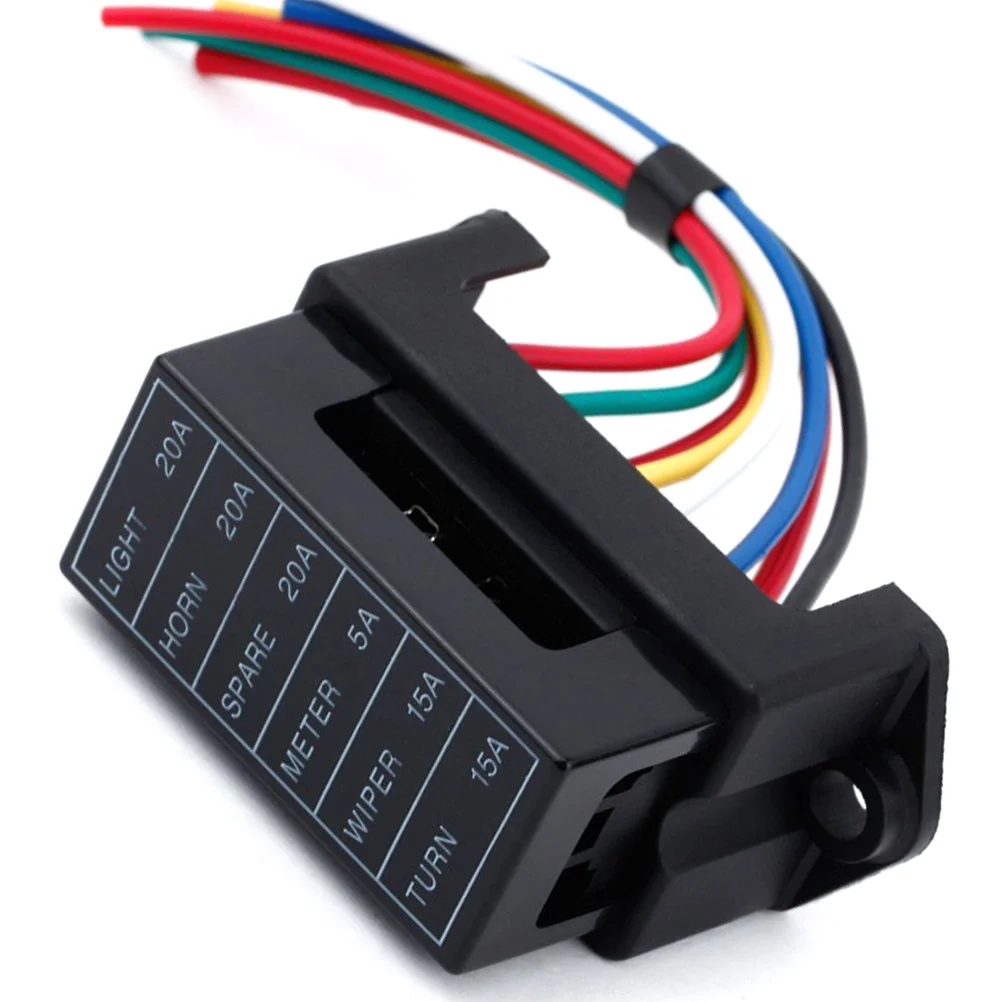 1pcs 6-Way Fuse Holder 2 Input 8 Wires 15Cm For Atc Fuses 32V Max Fuse Box For Car Boat Truck Trailer Marine Electrical
1pcs 6-Way Fuse Holder 2 Input 8 Wires 15Cm For Atc Fuses 32V Max Fuse Box For Car Boat Truck Trailer Marine Electrical