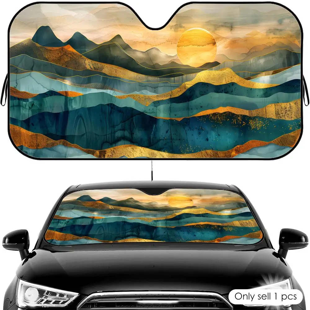 Cool Mountain Land Sun Visor Foldable Universal Car Windshield Sun Shade UV Protection Heat Insulation Foldable Cover
Cool Mountain Land Sun Visor Foldable Universal Car Windshield Sun Shade UV Protection Heat Insulation Foldable Cover