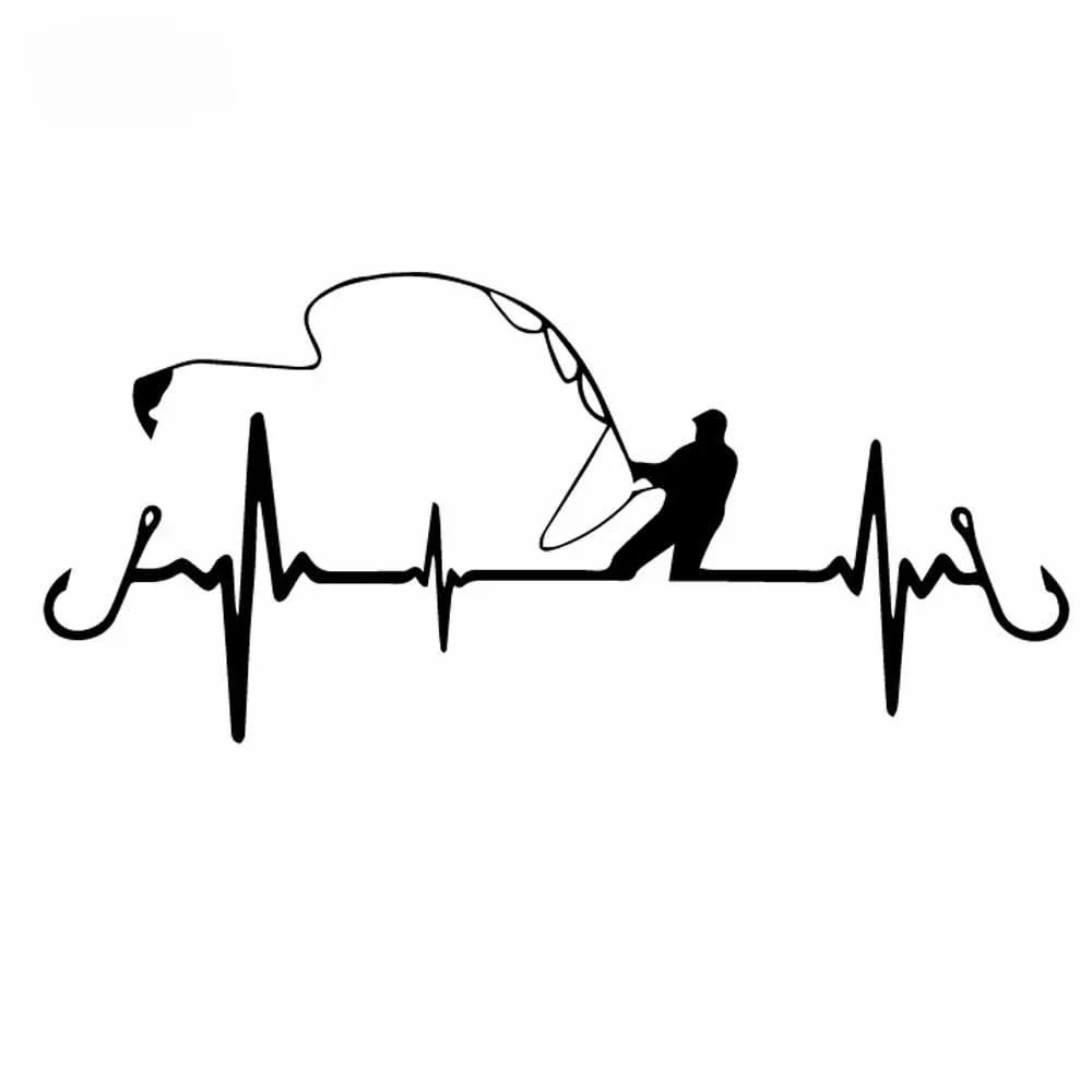 JPCT high-quality heart-shaped fishing sticker car stickers 16.7cmx7.7cm
JPCT high-quality heart-shaped fishing sticker car stickers 16.7cmx7.7cm